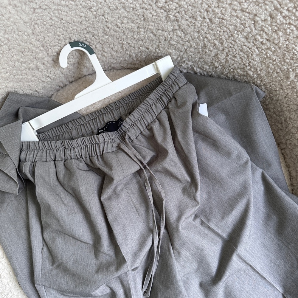 ASOS Women's Gray Wide Leg Pants